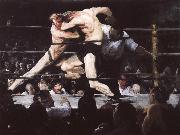 George Bellows Set-to painting